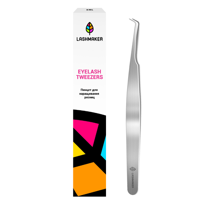 Пинцет для ресниц LASHMAKER "Expert Tip" 9