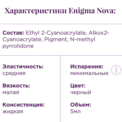Клей для ресниц Enigma «Nova»