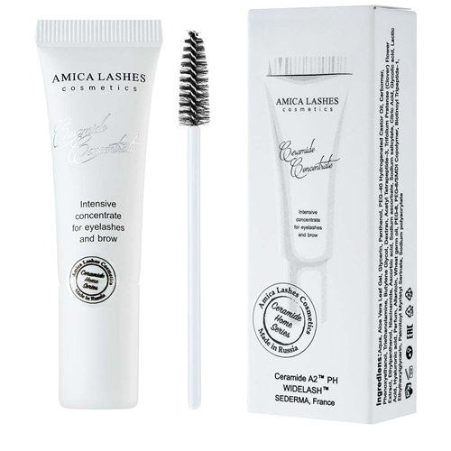 Концентрат для бровей и ресниц Amica Lashes Ceramide Concentrate Home Series для домашнего ухода