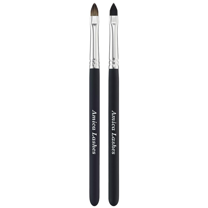 Набор кистей Amica Lashes E1 и N1 для нанесения составов и пигмента