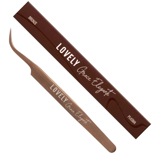 Пинцет для наращивания ресниц Lovely NanoFiber Grace Elegante