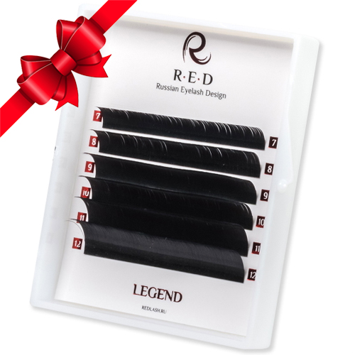 ПОДАРОК - Черные ресницы RED Legend (МИКС, 6 линий) (PROMO)