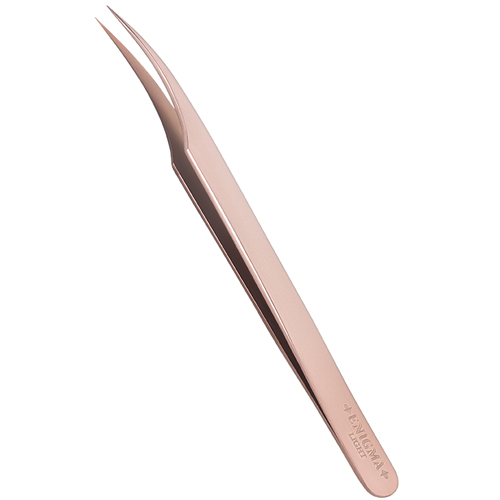 Пинцет для наращивания ресниц Enigma Light (Rose Gold)