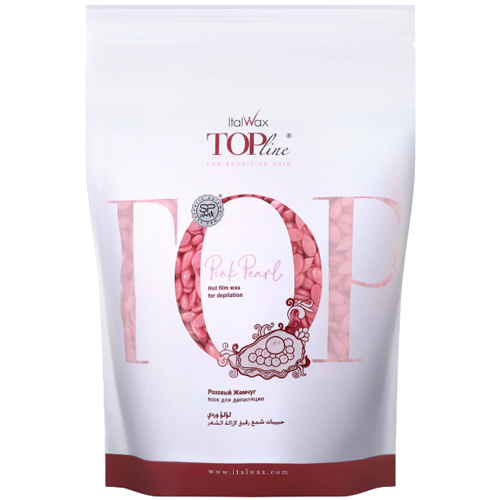 Полимерный воск Top Formula Pink pearl (Розовый жемчуг) Italwax в гранулах