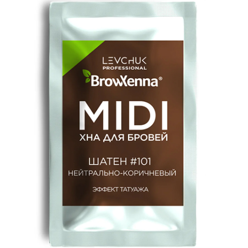 Хна для бровей BrowXenna MIDI в саше 3 г