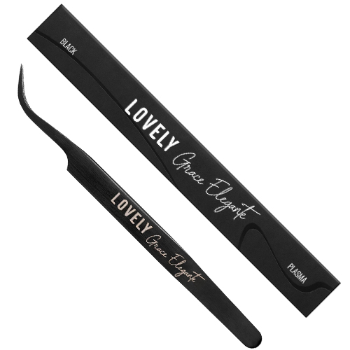 Пинцет для наращивания ресниц Lovely NanoFiber Grace Elegante
