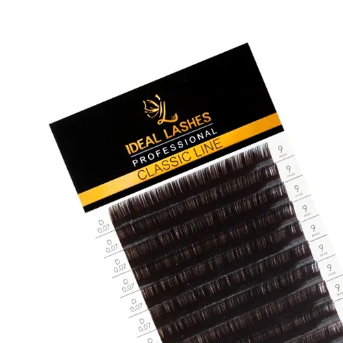 Коричневые ресницы Ideal Lashes Classic Line "Горький шоколад" (МИКС, 16 линий)