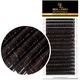 Коричневые ресницы Ideal Lashes Classic Line "Горький шоколад" (МИКС, 16 линий)