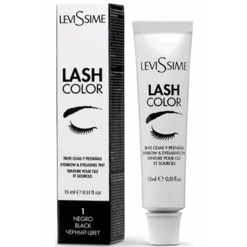 Краска для бровей и ресниц LevisSime Lash Color (в тубе) 15 мл