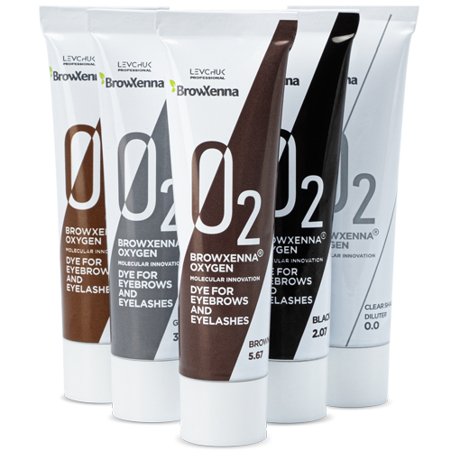 Краска для бровей и ресниц BrowXenna OXYGEN O2 (15 мл)