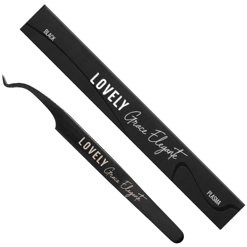 Пинцет для наращивания ресниц Lovely NanoFiber Grace Elegante