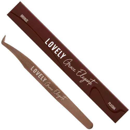 Пинцет для наращивания ресниц Lovely NanoFiber Grace Elegante
