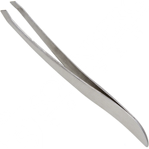 Пинцет для бровей скошенный Solinberg G772