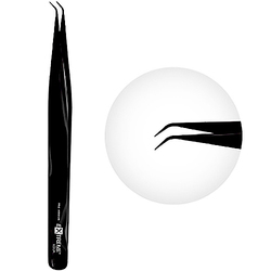 Пинцет для ресниц EXTREME LOOK "Carbon Black" S
