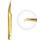 Пинцет для ресниц EXTREME LOOK "Gold Delicious"