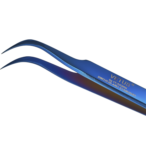 Пинцет VETUS MCS-15 изогнутый 116 мм