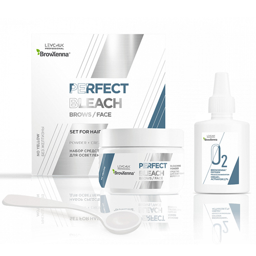 Профессиональный набор средств для осветления волосков Perfect Bleach BrowXenna