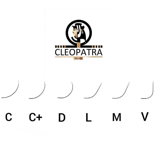 Черные ресницы CLEOPATRA Secret (16 линий)