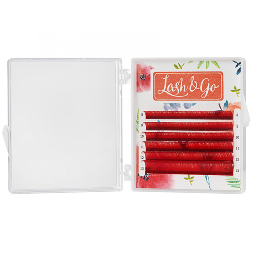 Цветные ресницы Lash&Go (МИКС, 6 линий)