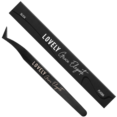 Пинцет для наращивания ресниц Lovely NanoFiber Grace Elegante