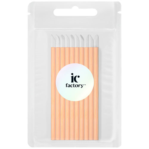 Аппликатор косметический с бамбуковой ручкой IC FACTORY (10 шт.)
