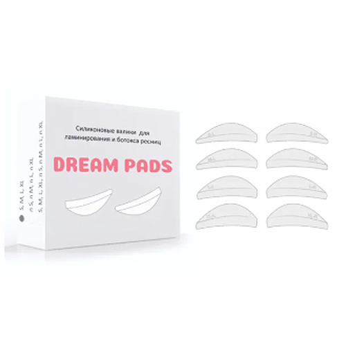 Силиконовые валики (бигуди) для ламинирования и ботокса ресниц Dream pads