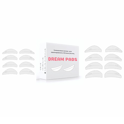 Силиконовые валики (бигуди) для ламинирования и ботокса ресниц Dream pads