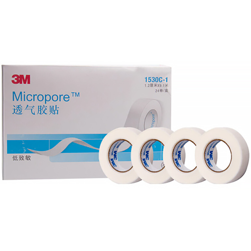 Скотч бумажный Transpore (Транспор) 3М