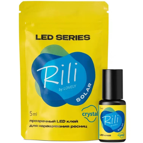 LED UV Клей для ресниц RILI "Solar" (crystal)