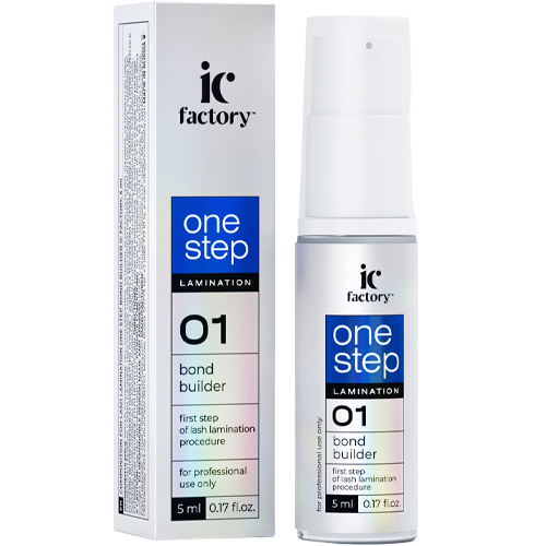 Состав для ламинирования ресниц ONE STEP BOND BUILDER IC FACTORY 01 (помпа) 5 мл