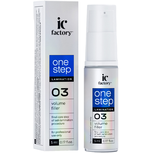 Состав для ламинирования ресниц ONE STEP VOLUME FILLER IC FACTORY 03 (помпа) 5 мл