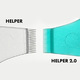 Гребешок для ресниц InLei Helper бирюзовый 2.0