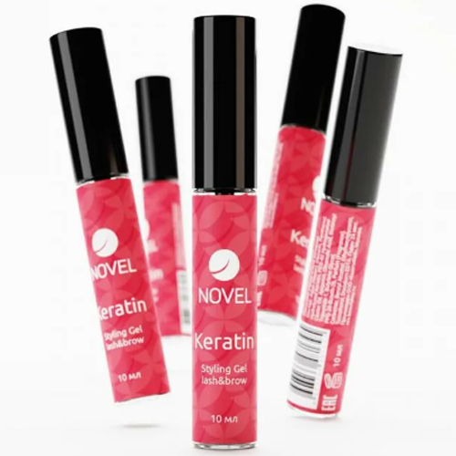 Средство для ухода за ресницами и бровями NOVEL Keratin Styling Gel lash&brow