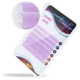 Цветные ресницы BEAUTY EYES (МИКС, 6 линий) Light Purple