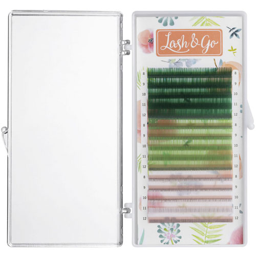 Цветные ресницы Lash&Go (МИКС, 15 линий)