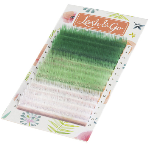 Цветные ресницы Lash&Go (МИКС, 15 линий)