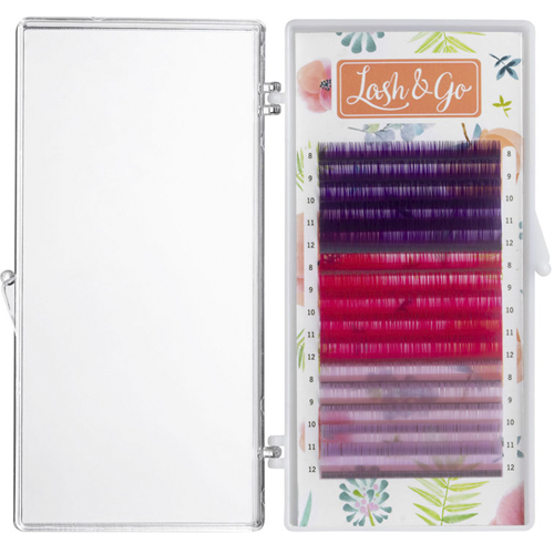 Цветные ресницы Lash&Go (МИКС, 15 линий)