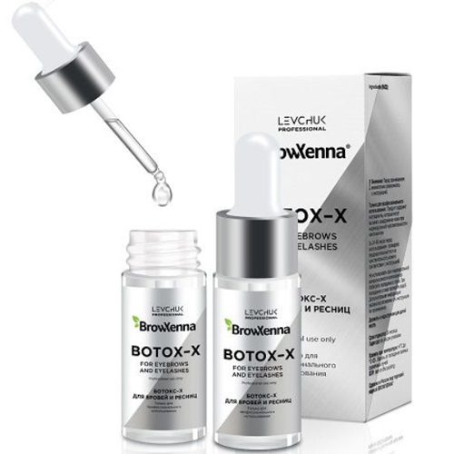 Ухаживающее средство для бровей и ресниц Botox-X BrowXenna 10 мл