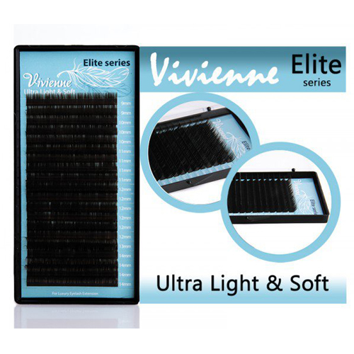 Черные ресницы Vivienne Elite (20 линий)