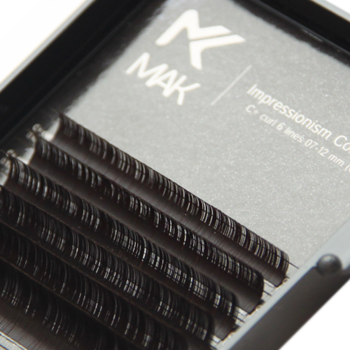 Коричневые ресницы MAK Perfect Brown (МИКС, 6 линий)