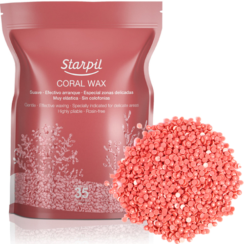 Воск полимерный высокоэластичный Starpil Coral (в гранулах)