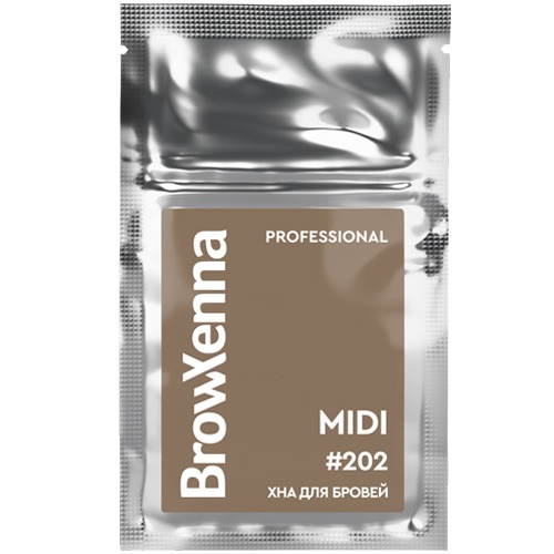 Хна для бровей BrowXenna MIDI в саше 3 г