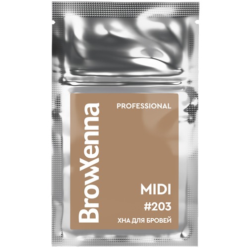 Хна для бровей BrowXenna MIDI в саше 3 г